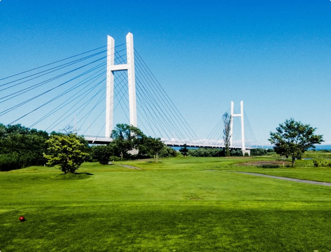 ニューしのつゴルフ場 遠景